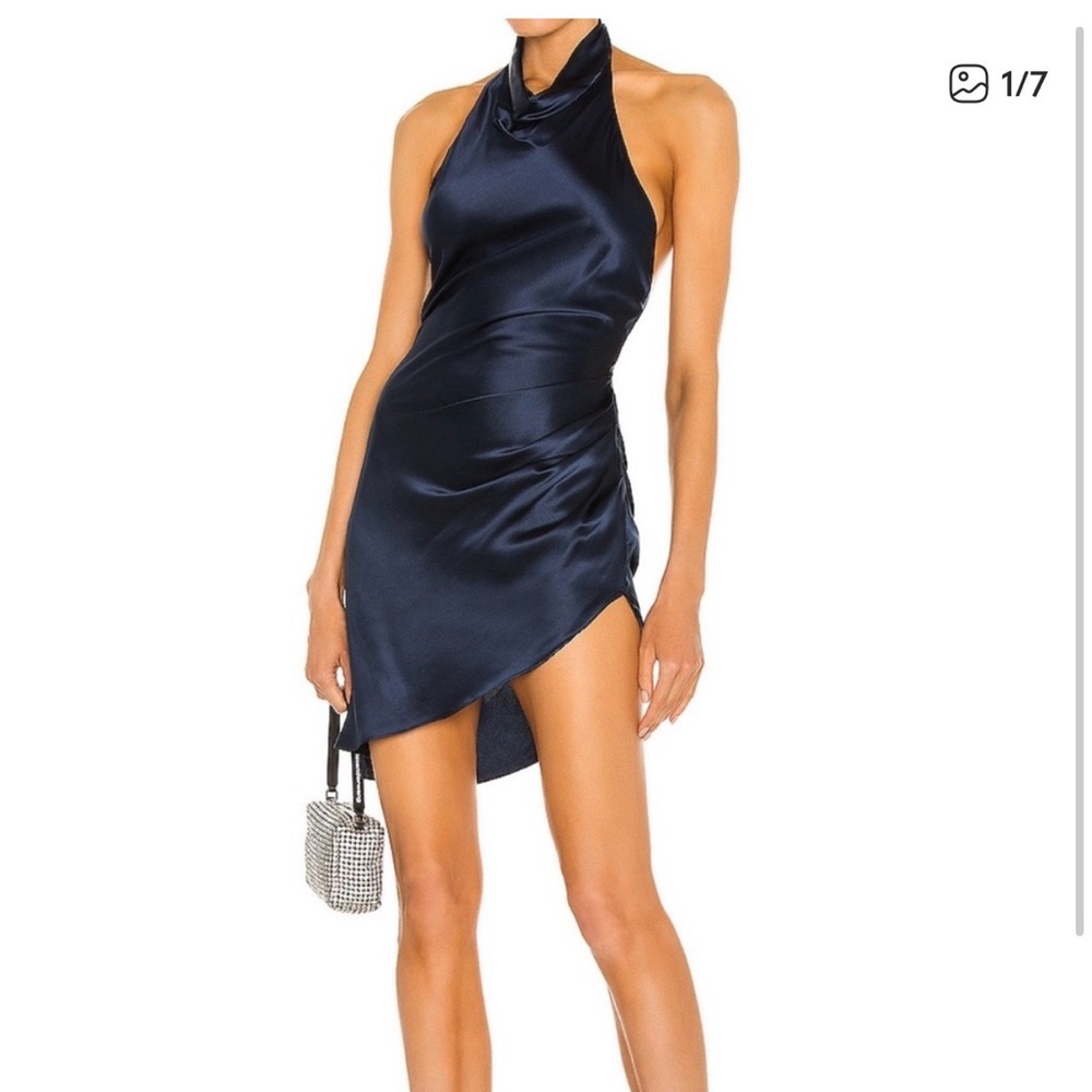 Amanda Uprichard Midnight Blue Samba Dress